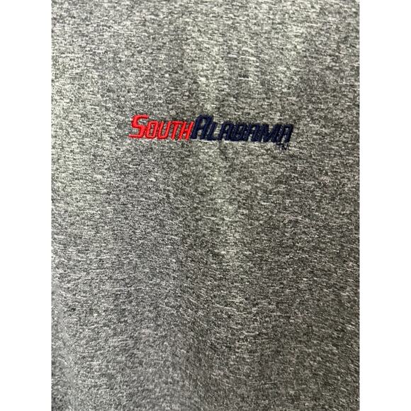 Nike Dri-Fit SOUTH ALABAMA JAGUARS Gray Short Sleeve Polo Shirt Men's Large New - Picture 4 of 9